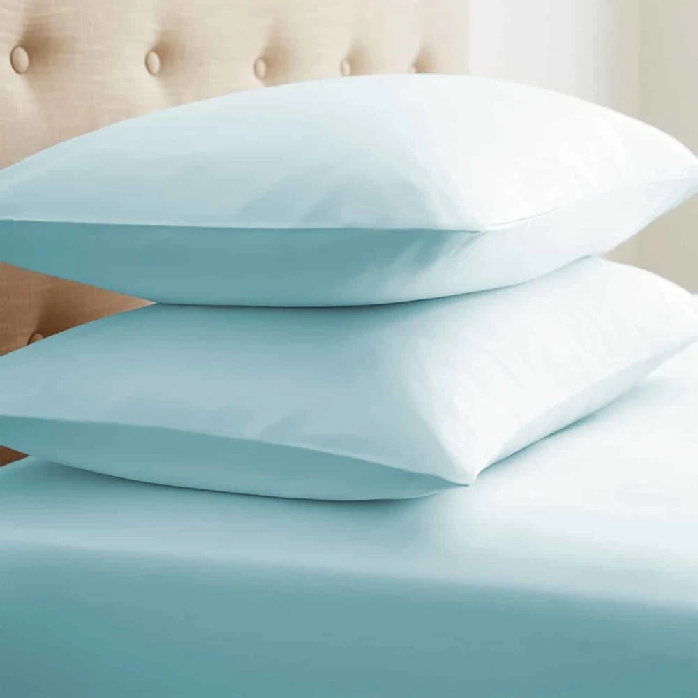 Microfiber Pillowcase Sets - Aqua Standard 2 Pack 1