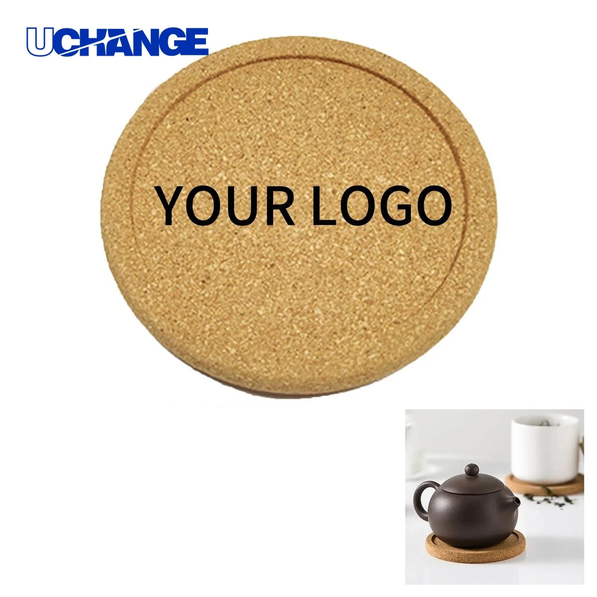 Cork Coaster 3.9 Inch Eco Friendly for Beverage Cups 1