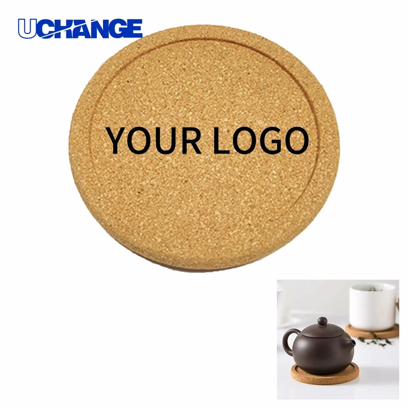 Cork Coaster 3.9 Inch Eco Friendly for Beverage Cups