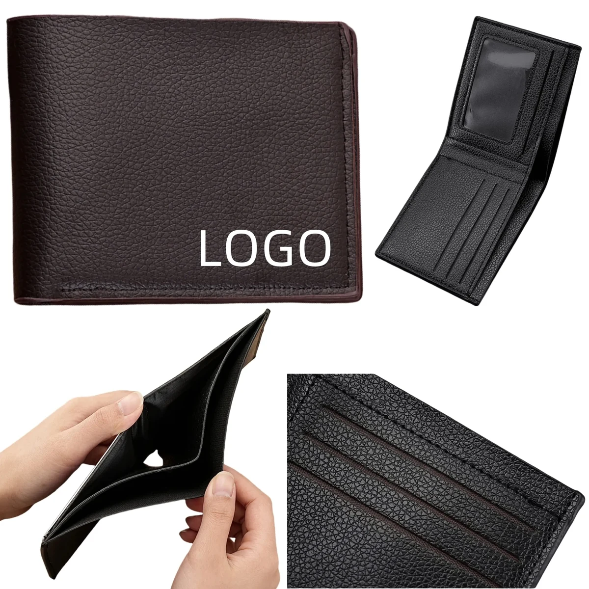Short - style PU Leather Multi - card Slot Wallet 1