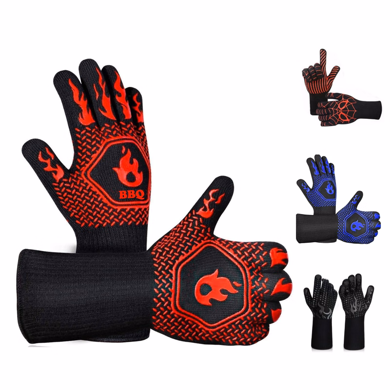BBQ Heat Resistant Grilling Glove 1 Pair