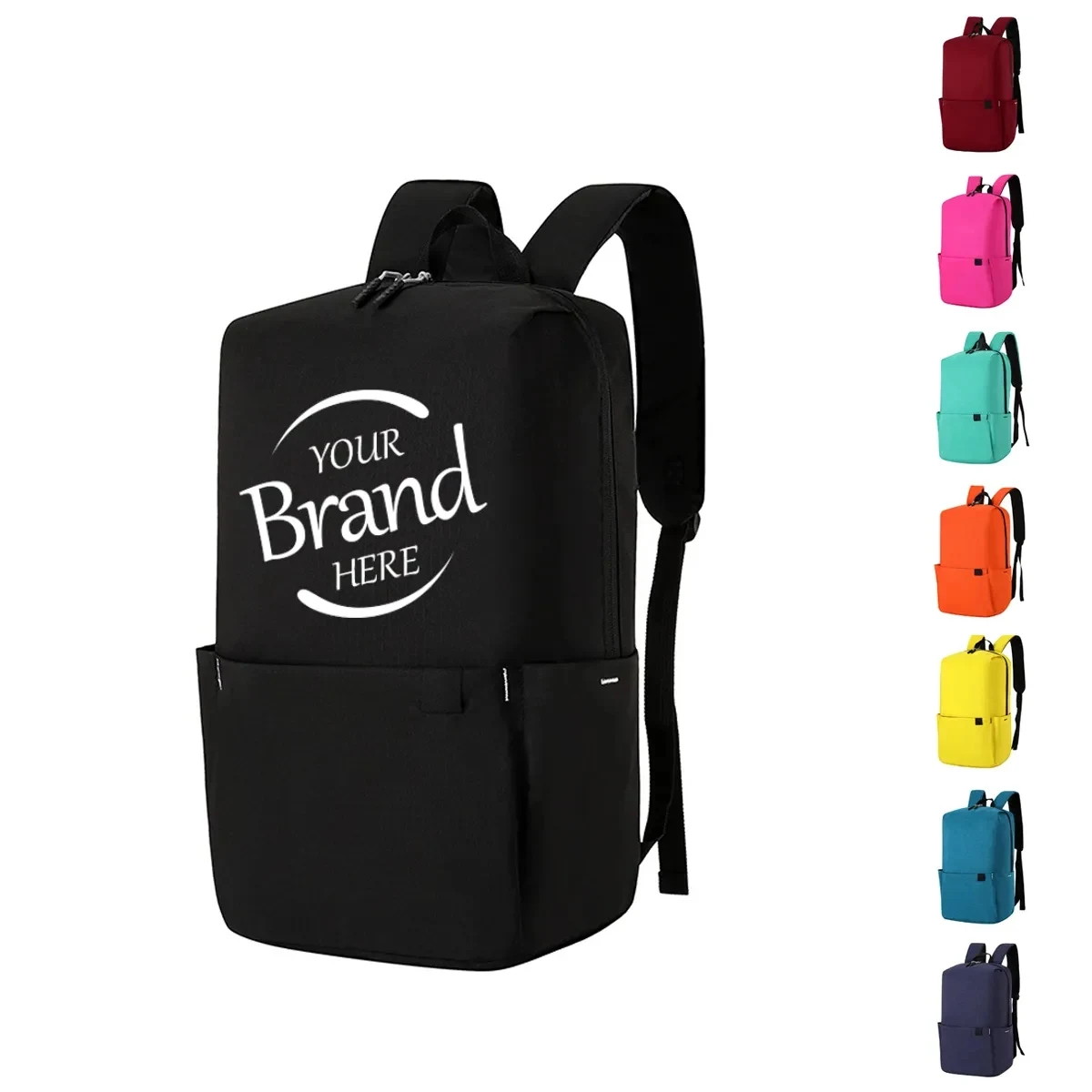 Simple Laptop School Backpack 1