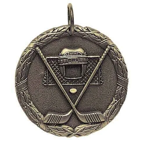 Hockey XR100 Series Medal, 1 1/4" 1
