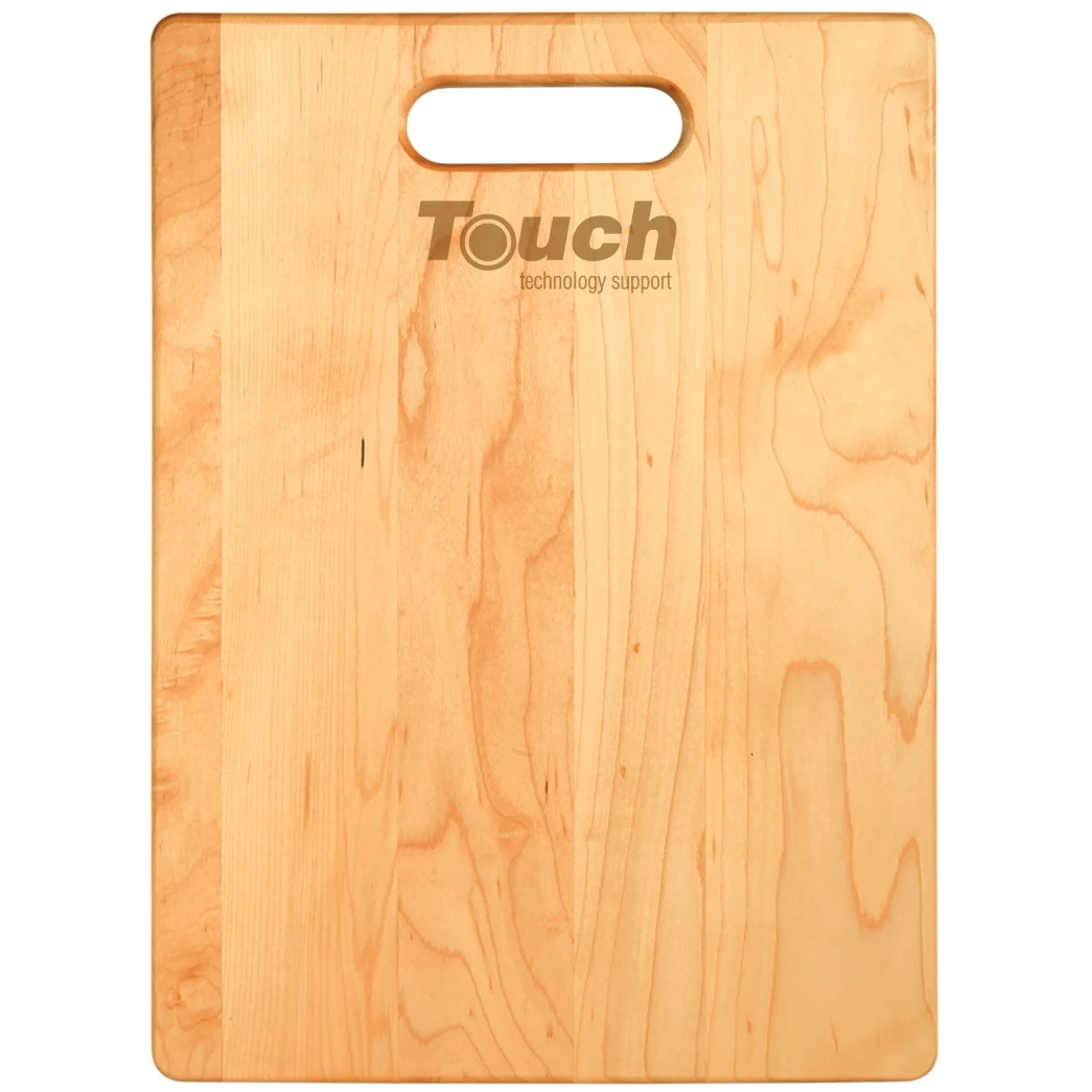 13 3/4" x 9 3/4" Maple Cutting Board MADE IN THE USA! 1