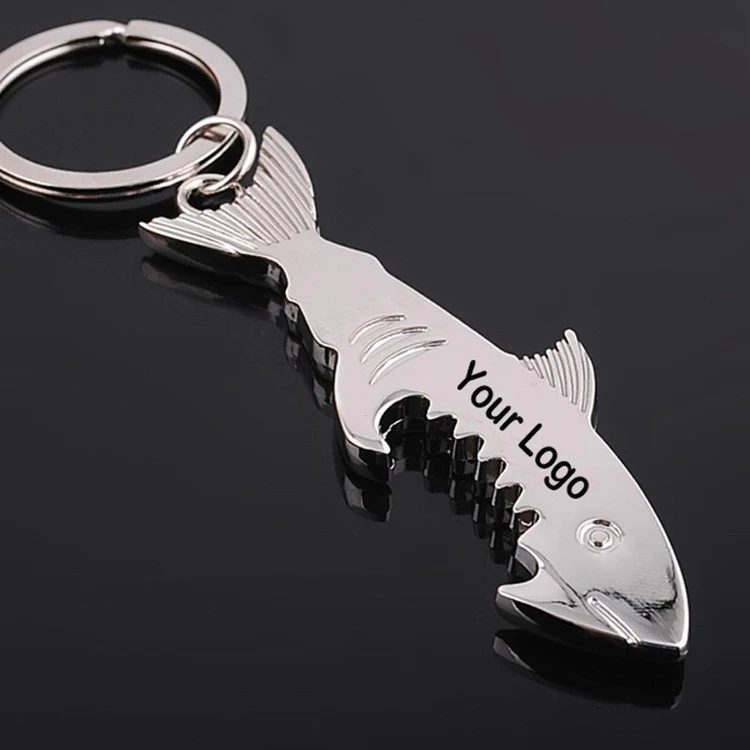 Shark Style Bottle Opener With Keyring 1