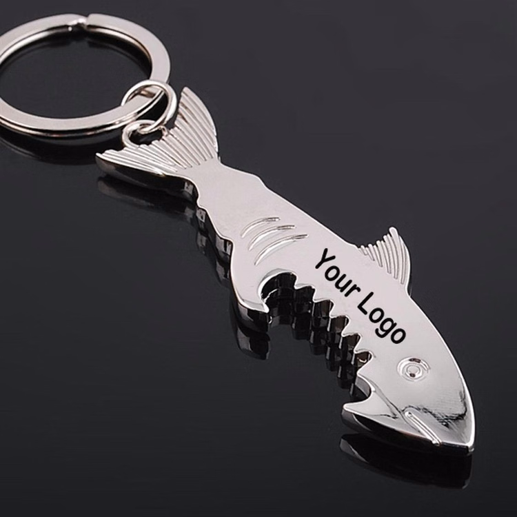 Shark Style Bottle Opener With Keyring