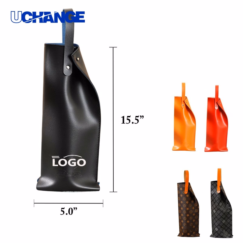 PU Leather Wine Tote Gift Box