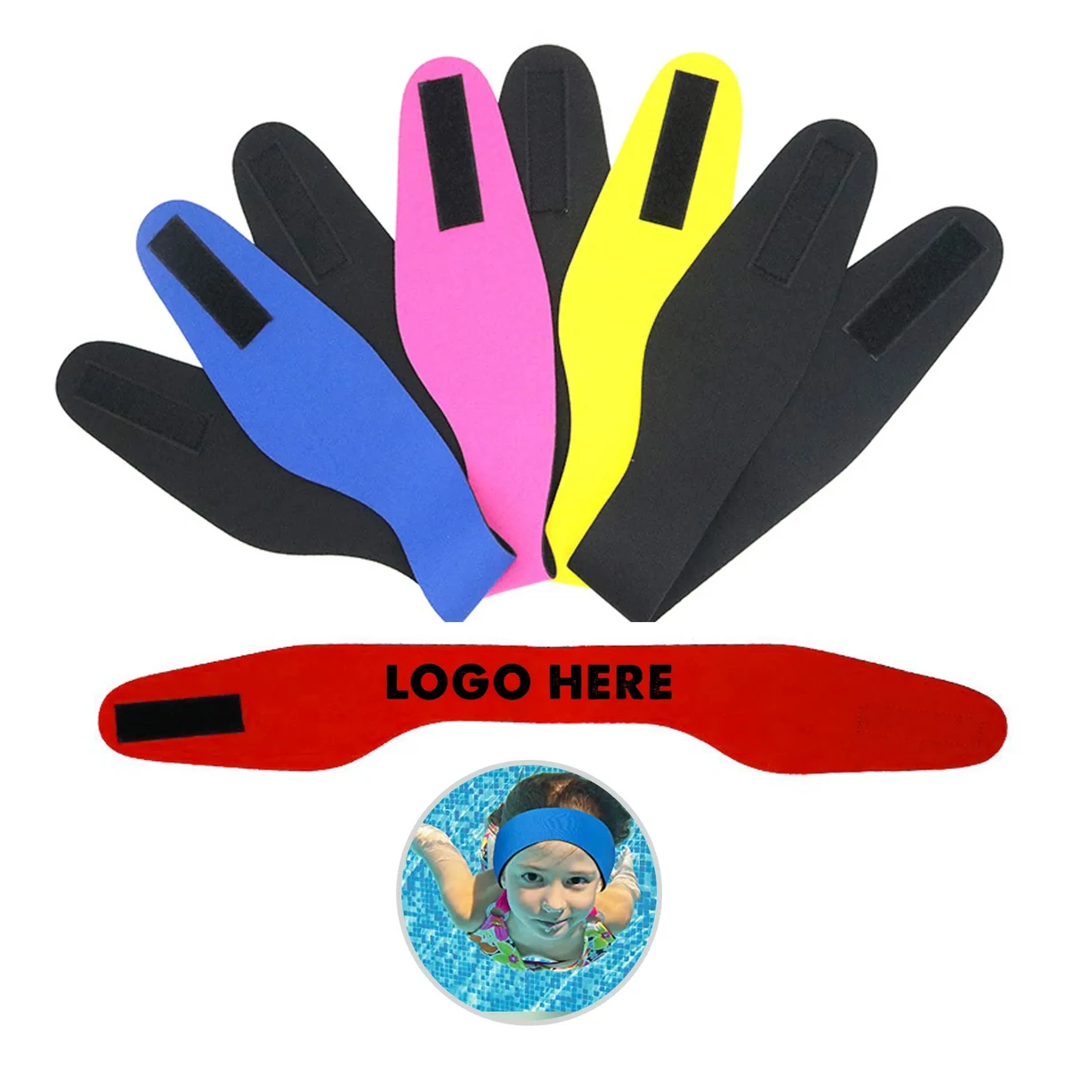 Waterproof Swim Headband 1