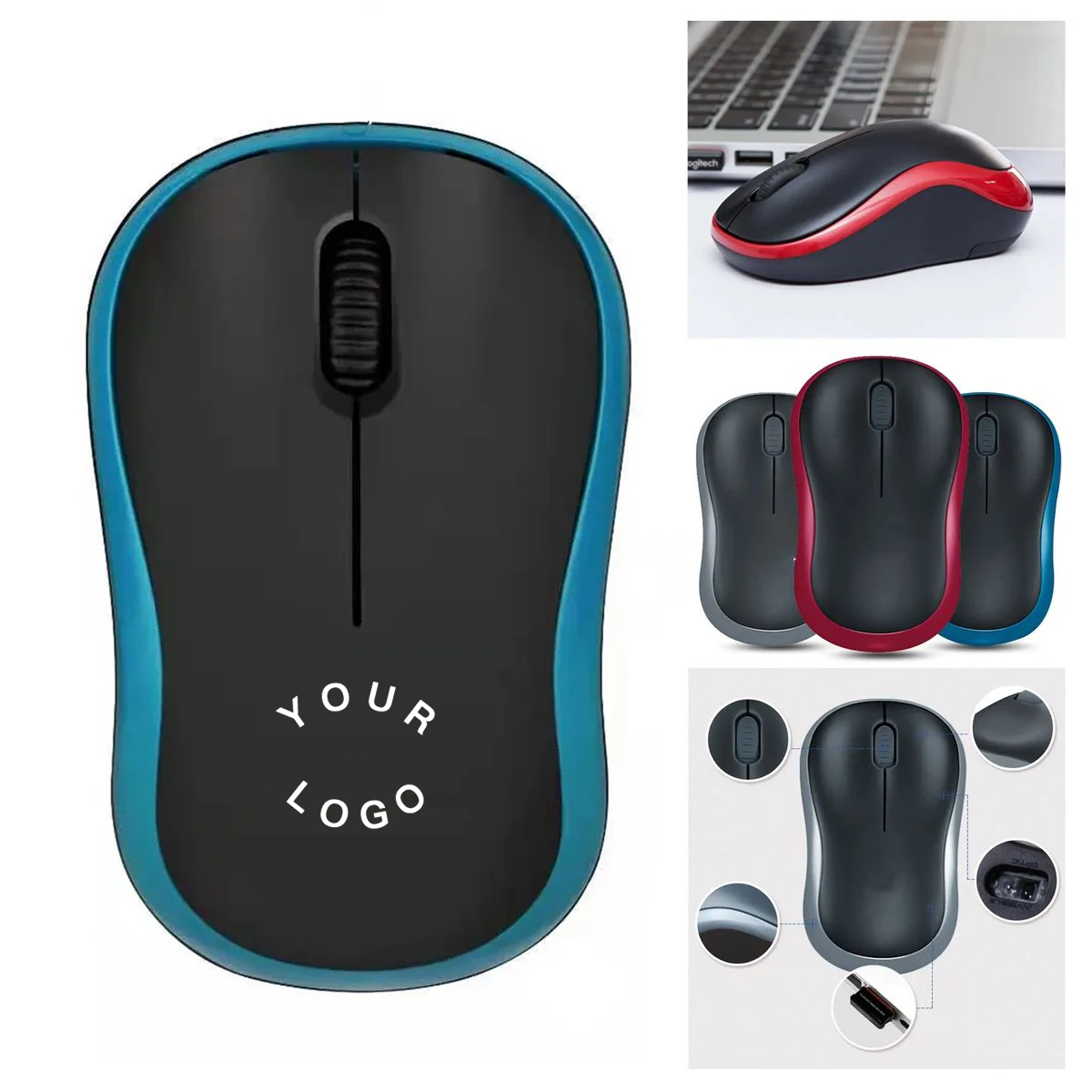 Compact Wireless Mouse For Office And Home Use 1