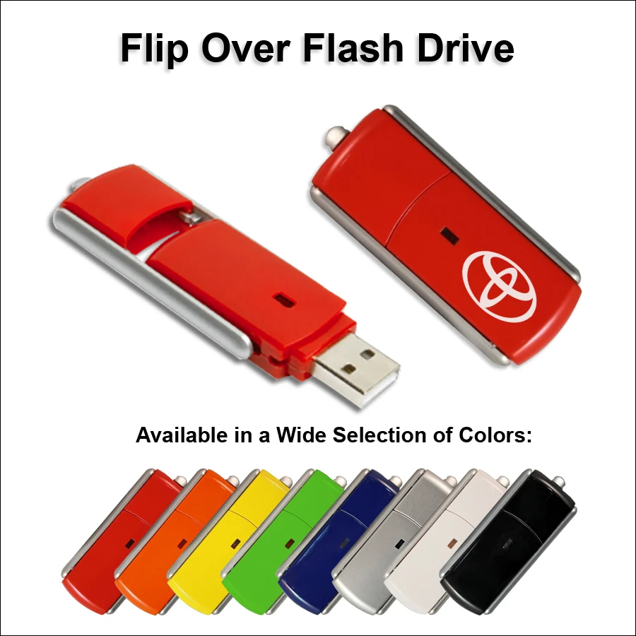 Flip Over Flash Drive - 256 MB Memory 1