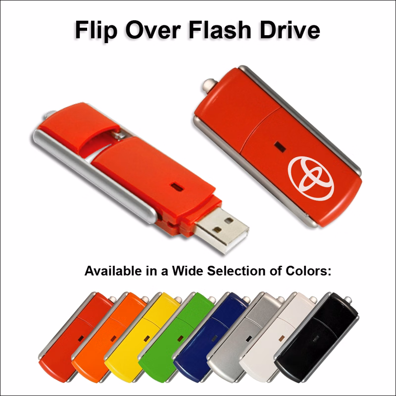 Flip Over Flash Drive - 1 GB Memory