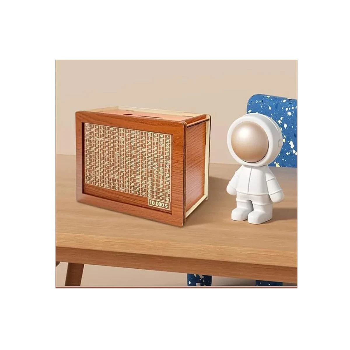 MOQ100 Children's Wooden Piggy Bank 1
