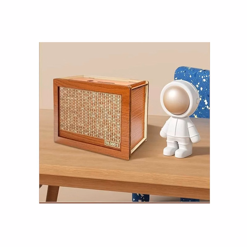 MOQ100 Children's Wooden Piggy Bank