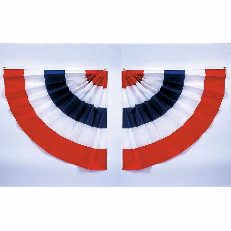 Pleated Half Fan Set