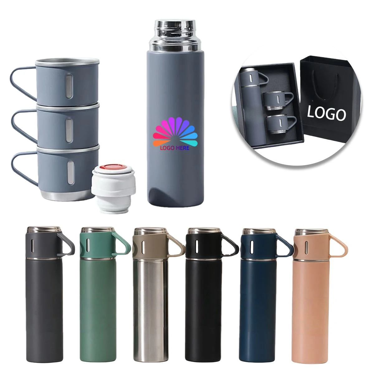 Insulated Stainless Steel Water Bottle Gift Box 1