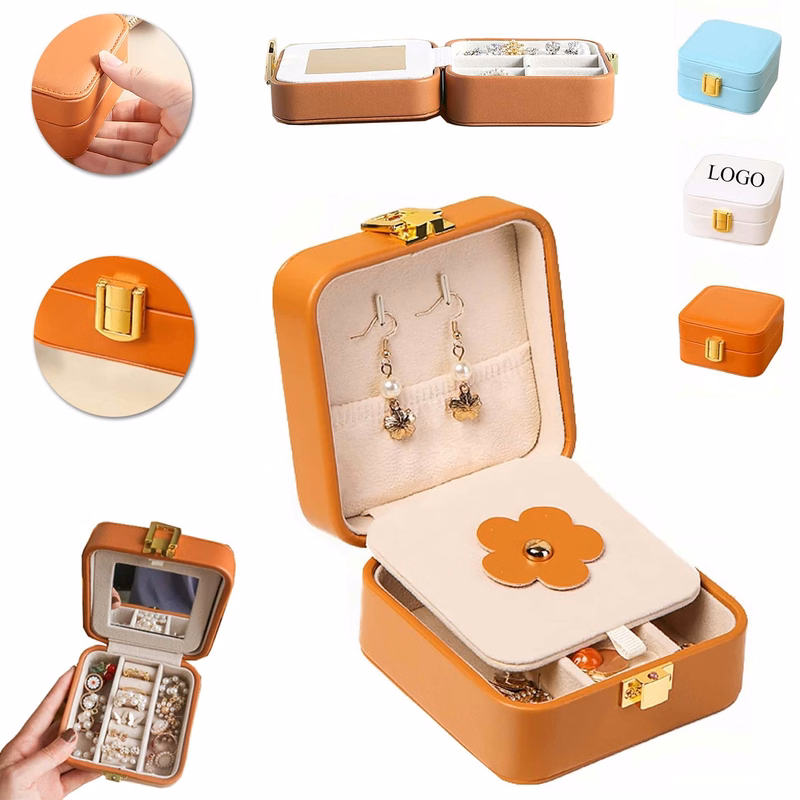 Mini Jewelry Box & Makeup Mirror