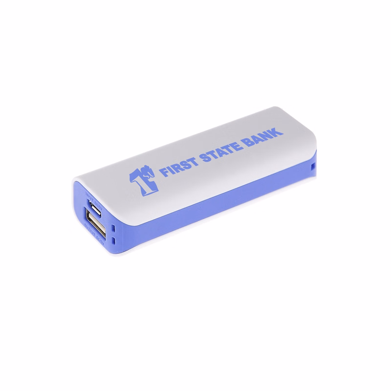 iPosh UL Certified 2200mAh Power Bank - White/Blue