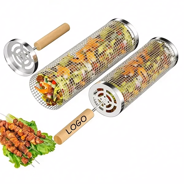 Rolling Grill Basket for Home, Events and Gifting
