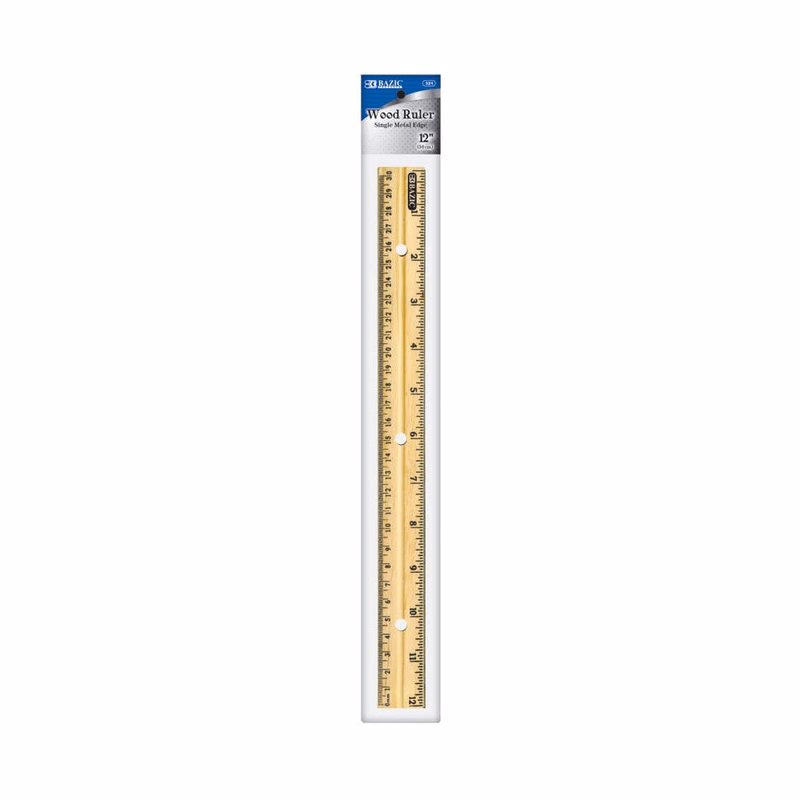 Wooden Rulers - 12" (30cm) 576 Count