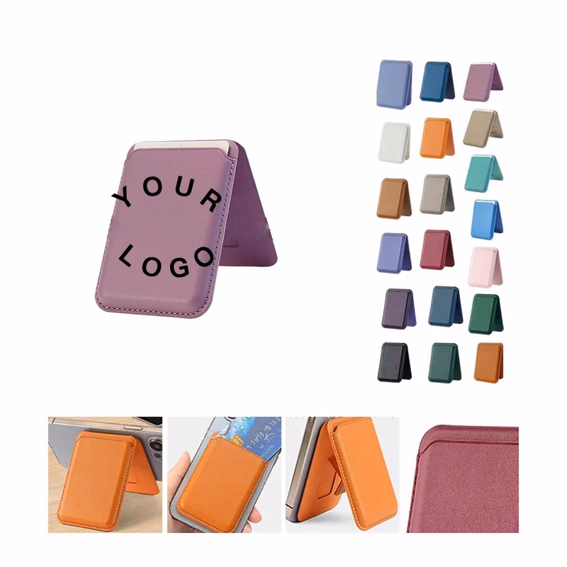 Compact Phone Wallet Stand for Cards and Viewing