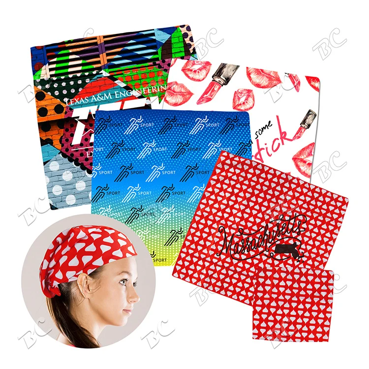 100% Polyester Full Color Bandanas 1