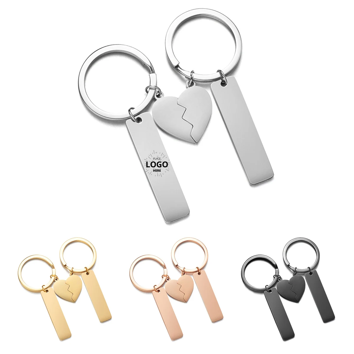 Stainless Steel Love Keychain 1