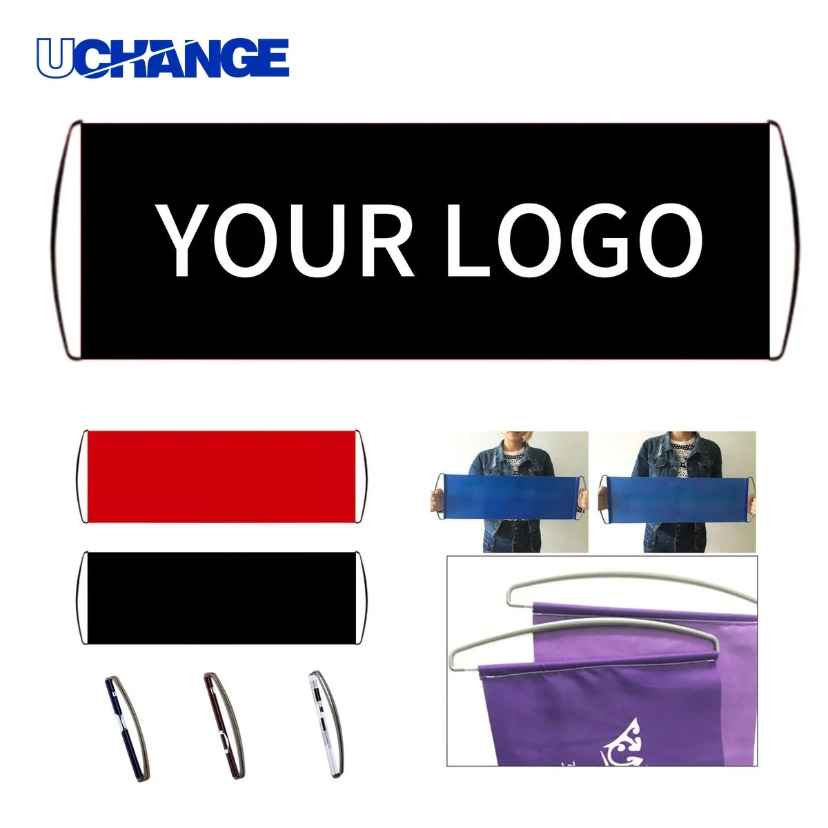 Roll Up Banner Display Reusable Polyester for Corporate Events 1