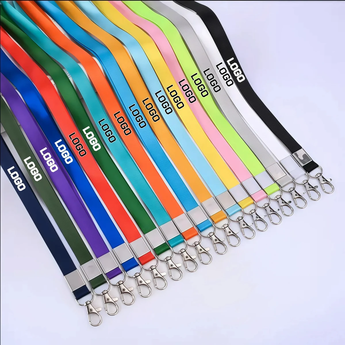 Neck Lanyard ID Holder with Metal Clasp 1