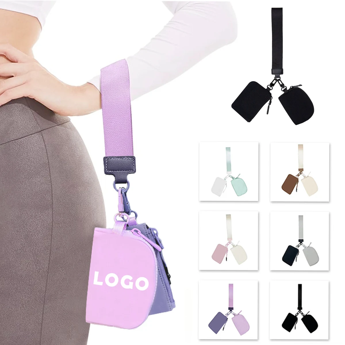 Nylon Wrist Coin Purse 1
