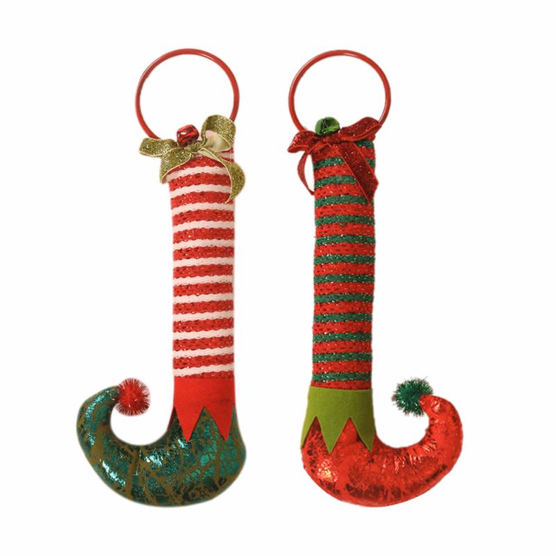 Christmas Elf Boot Door Hanger