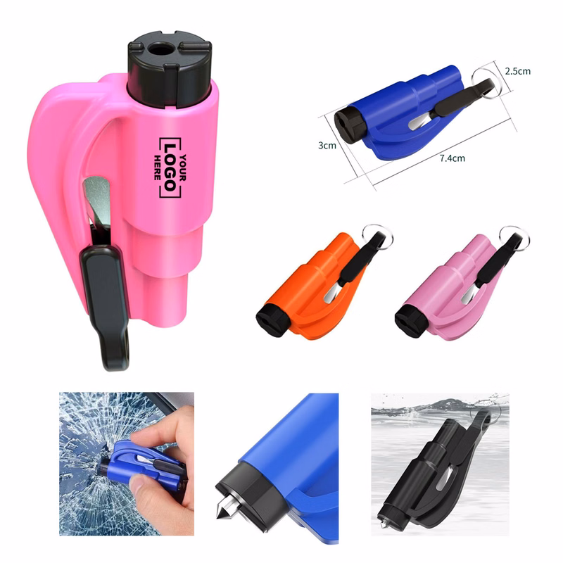 3-in-1 Whistle Seatbelt Cutter Window Breaker