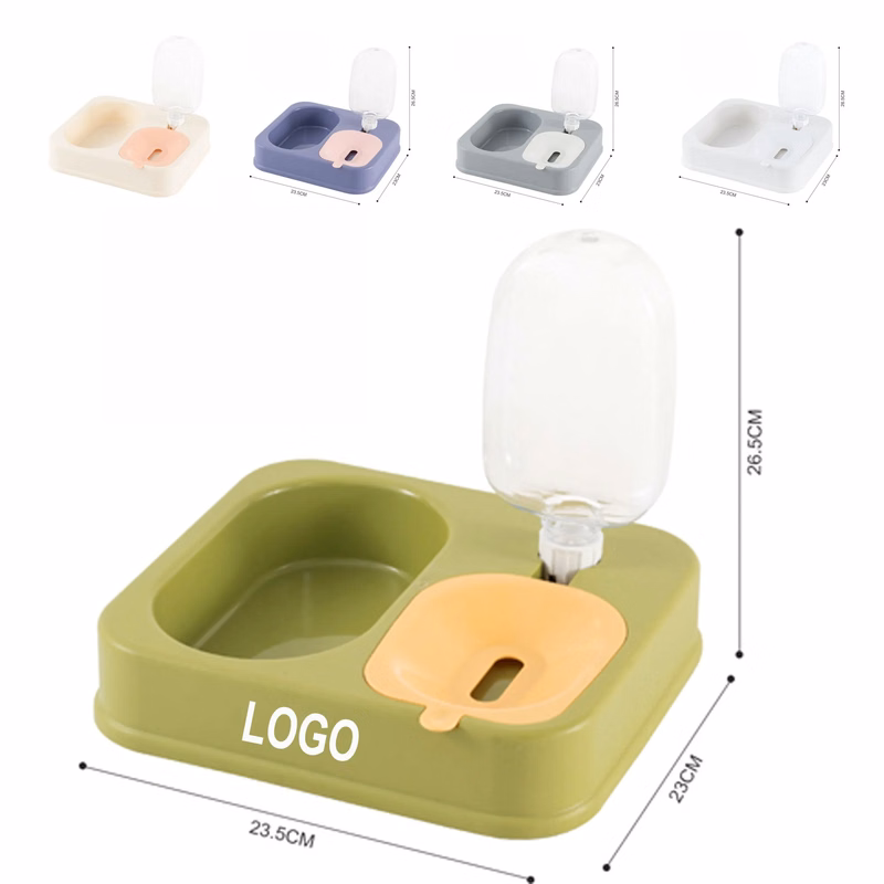 2 in 1 Pet Feeding Water Bowl