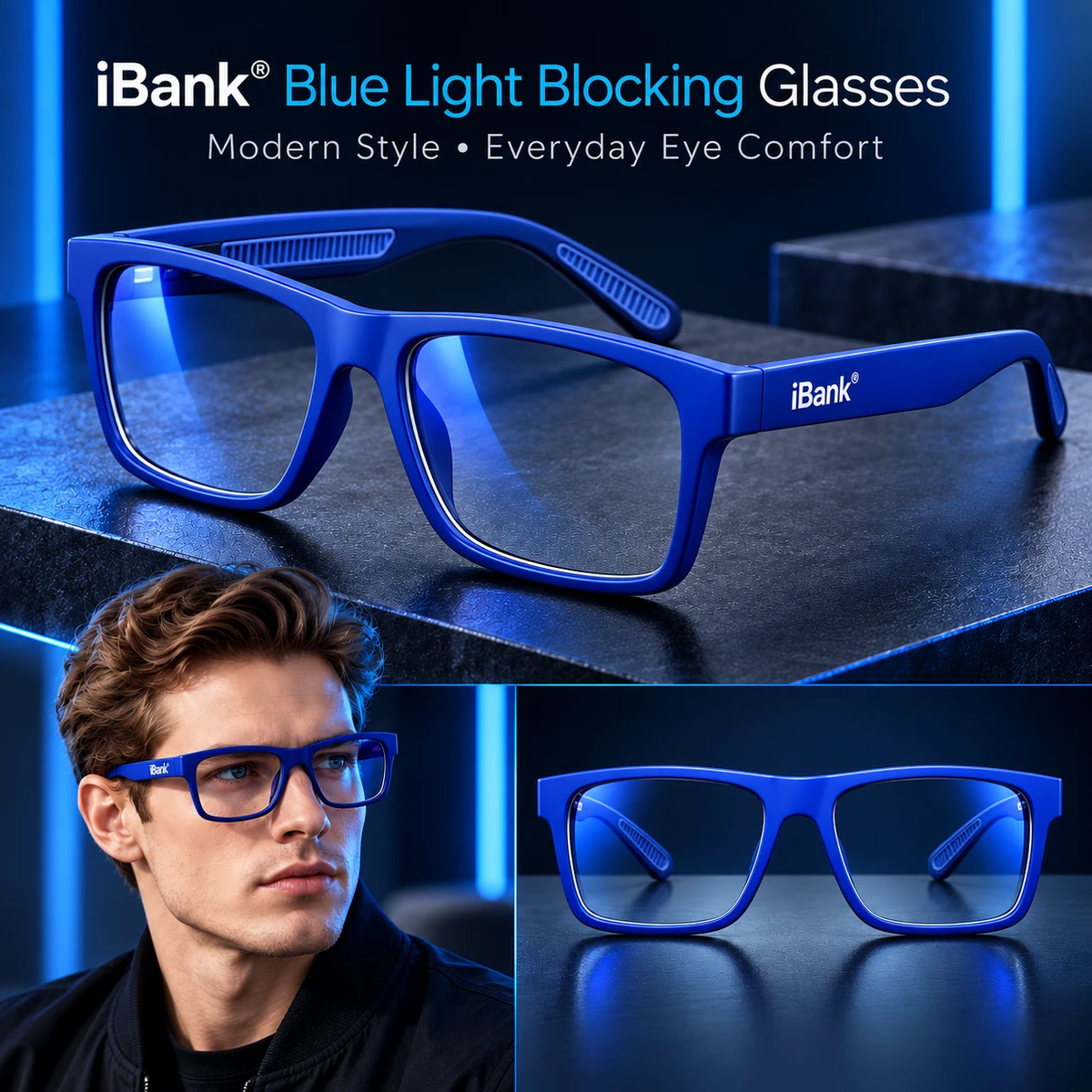 iBank® Blue Light Blocking Glasses 1