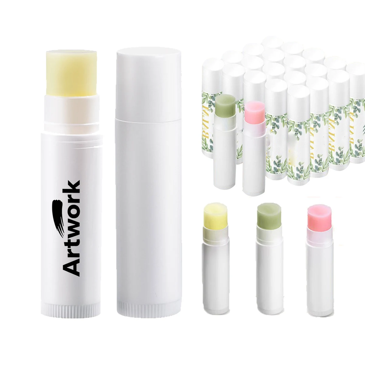 Anti Cracking Moisturizing White Tube Lip Balm 1