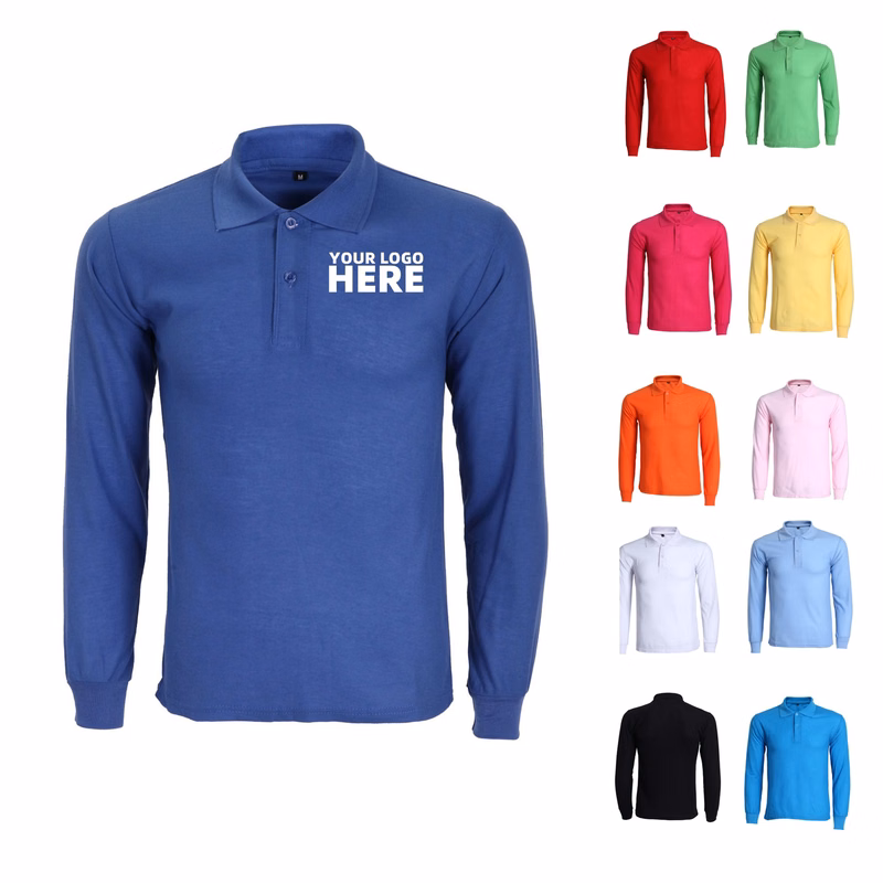 Mens Long Sleeve Polo