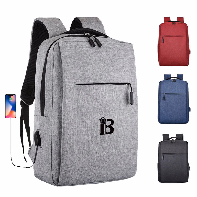 Oxford Backpacks Casual Daypack With Charging Port