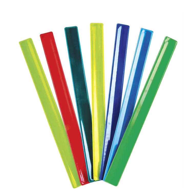 PVC Reflective Slap Bracelet 1