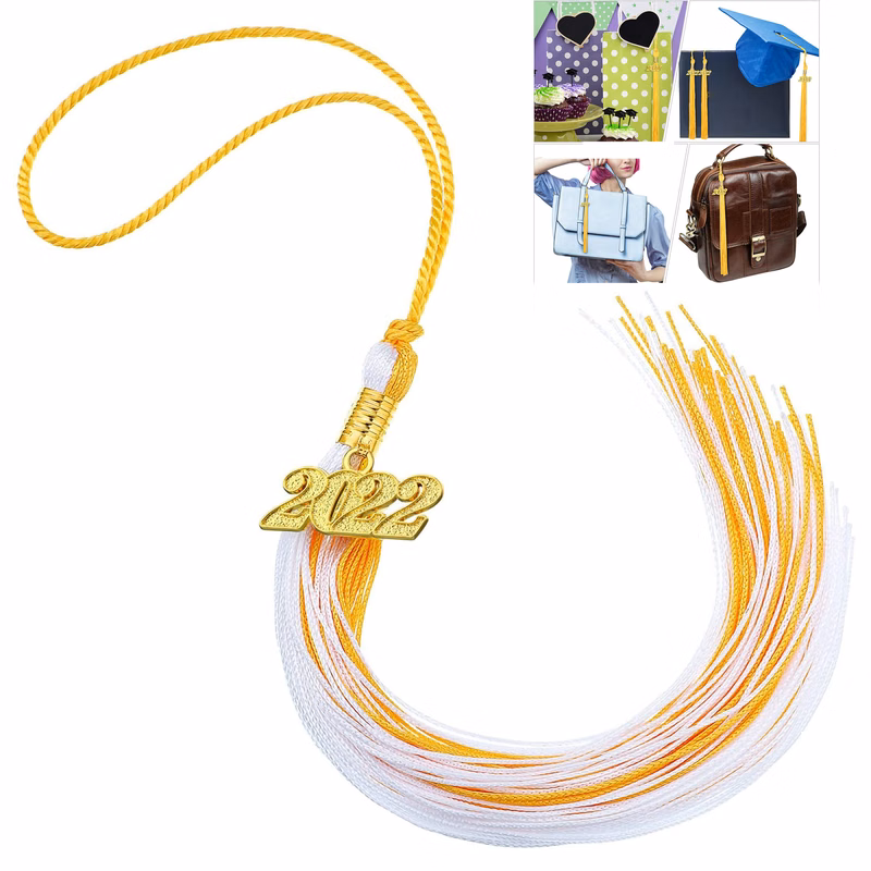 Silky Handmade Soft Craft Mini Tassels with Loops