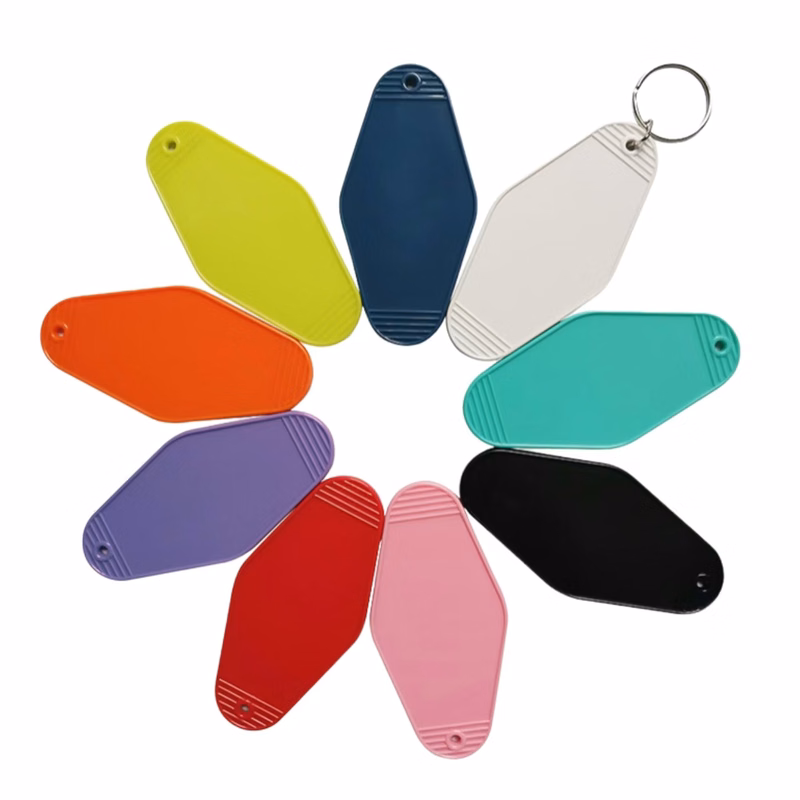 Retro Hotel Style Key Tag