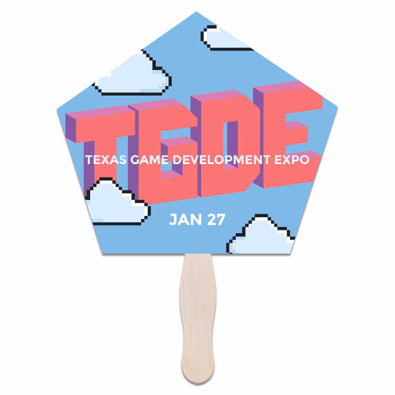 Pentagon Hand Fans