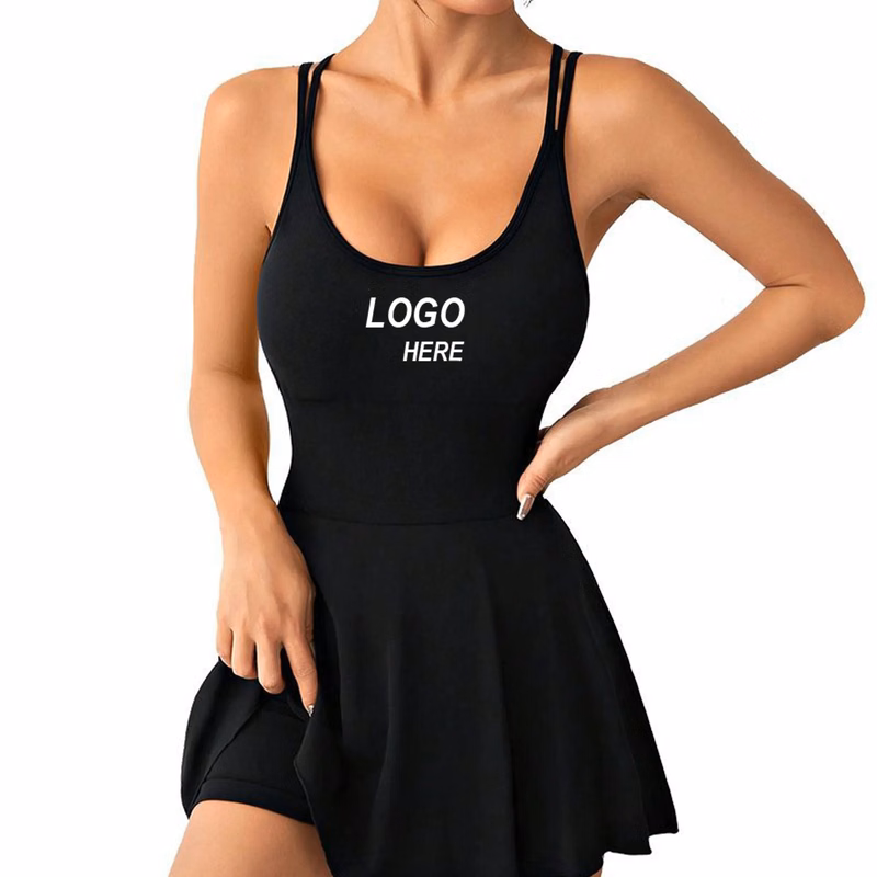 Women Seamless One-Piece Tennis Dresses