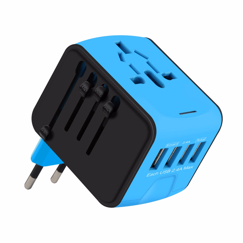 Smart Dual Usb Ports International Adapter