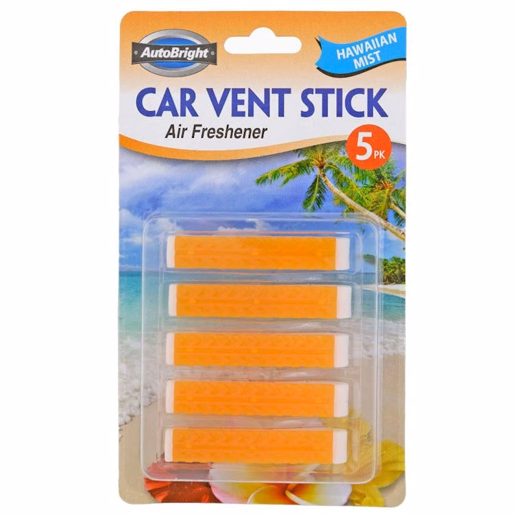 Air Freshener Sticks - Hawaiian Scent 5 Pack