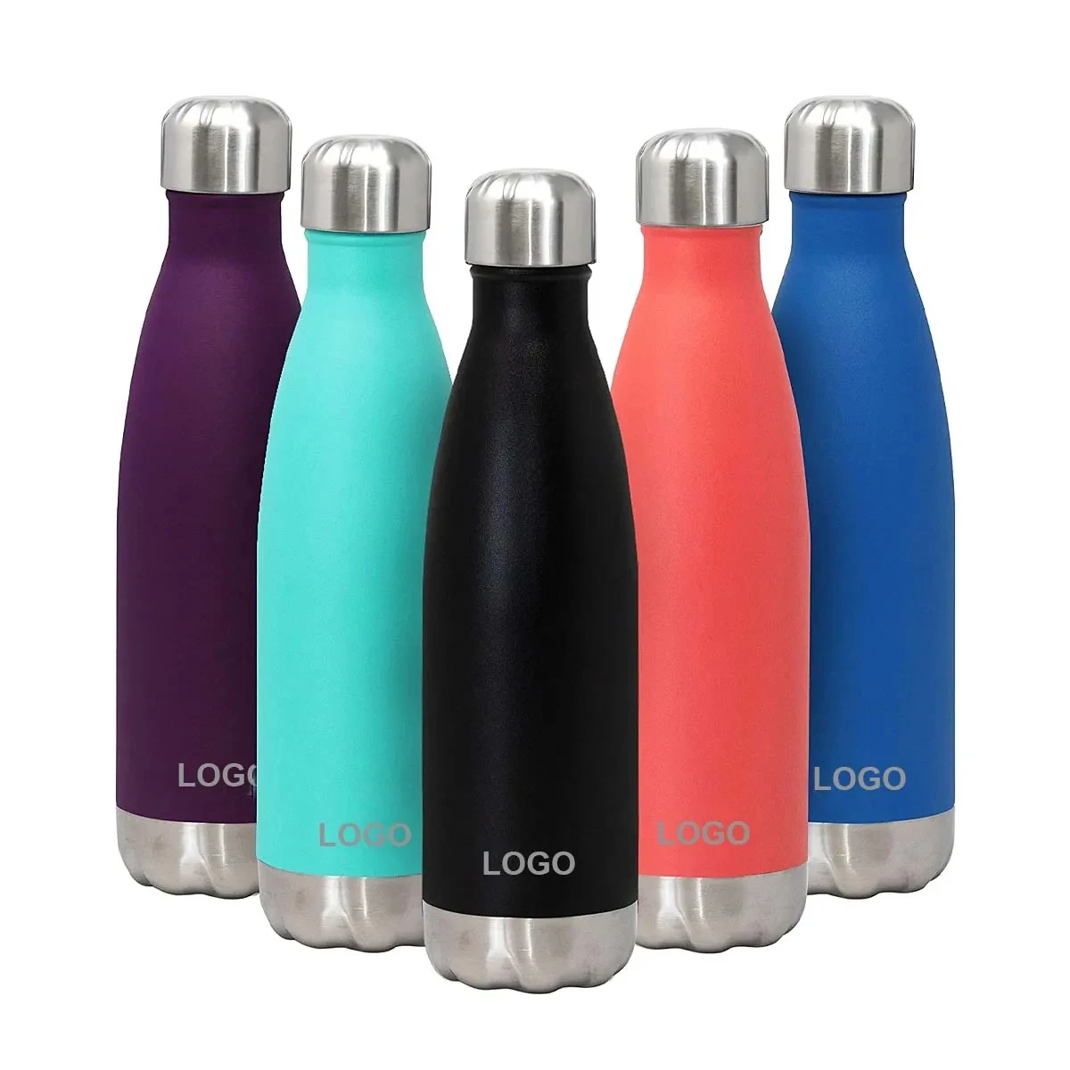 17 Oz Insulated Cola Shape Water Bottle 1