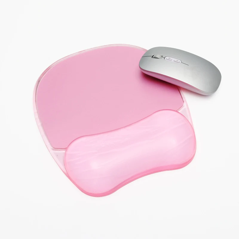 Transparent Silicone Gel Wrist Rest Mouse Pad 1