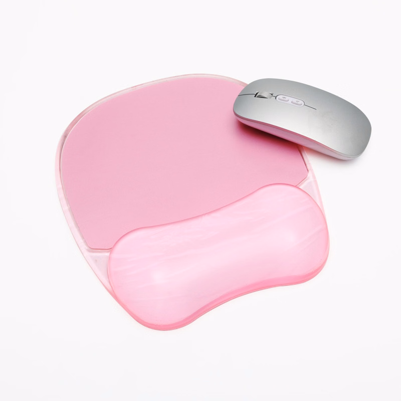 Transparent Silicone Gel Wrist Rest Mouse Pad