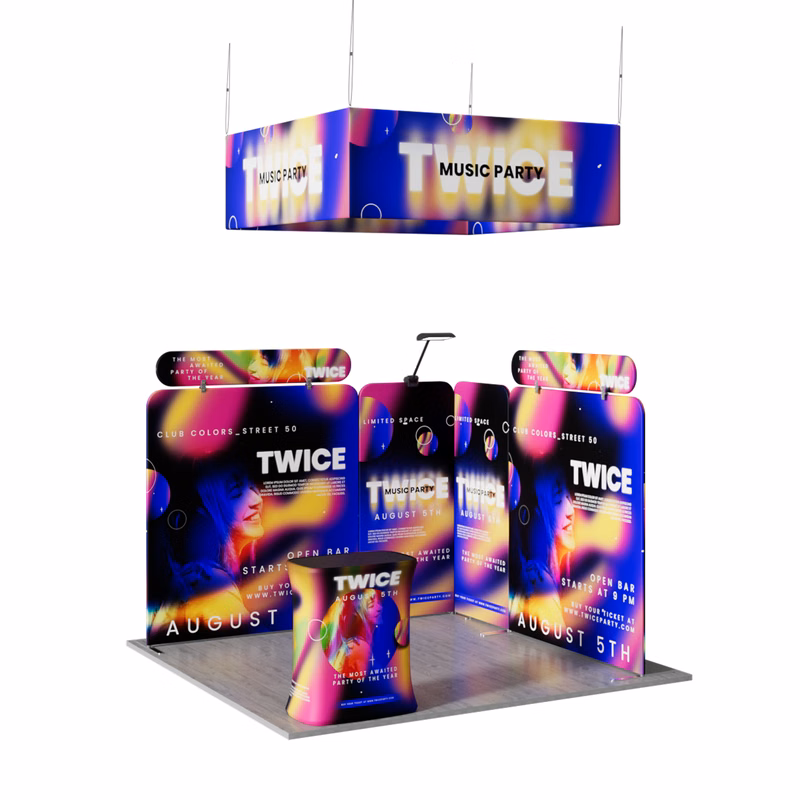 10'x10' Tradeshow Booth Kit - A Kit