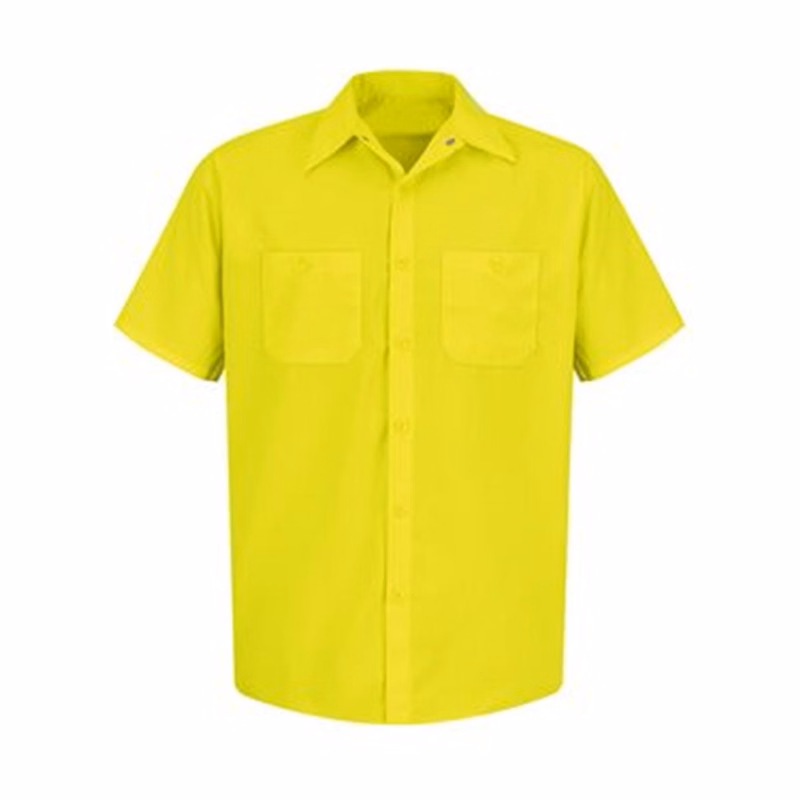 Men's Tall Enhanced Visibility Short Sleeve Work Shirt - SS24T