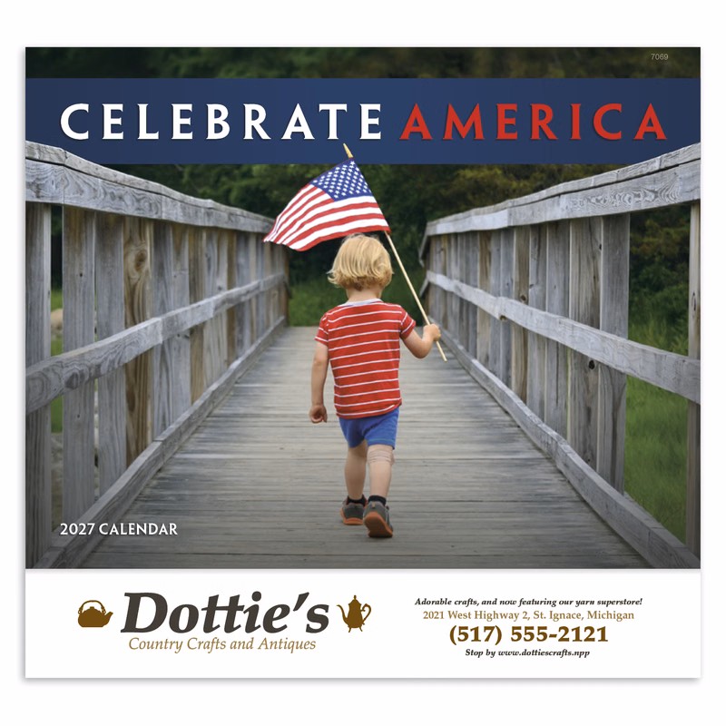 Good Value™ Celebrate America - Stapled Calendar