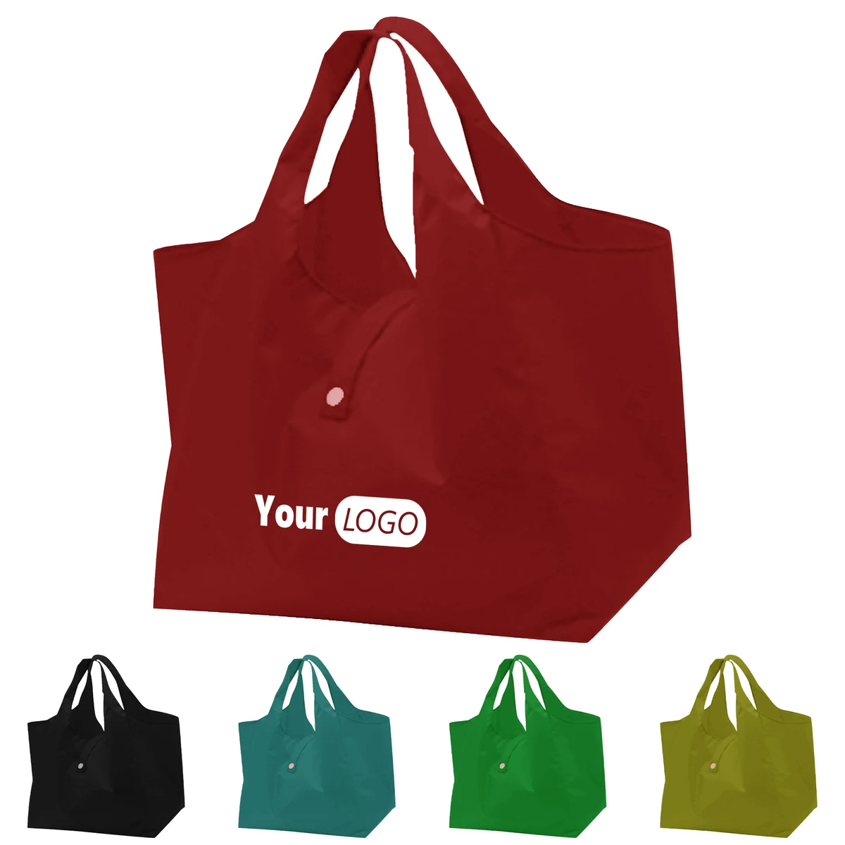 Oxford Durable Foldable Shopping Bag ?C Waterproof And Reusable, custom tote bag with logo imprint 1